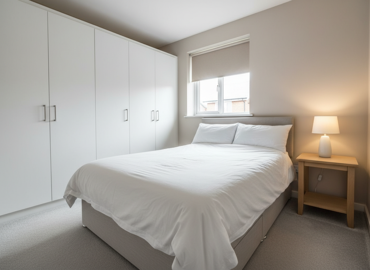 Sample image: flat bedroom