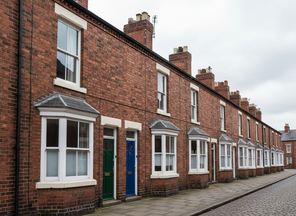Sample image: terraced street